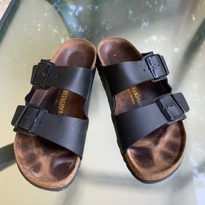 Black Birkenstock sandals